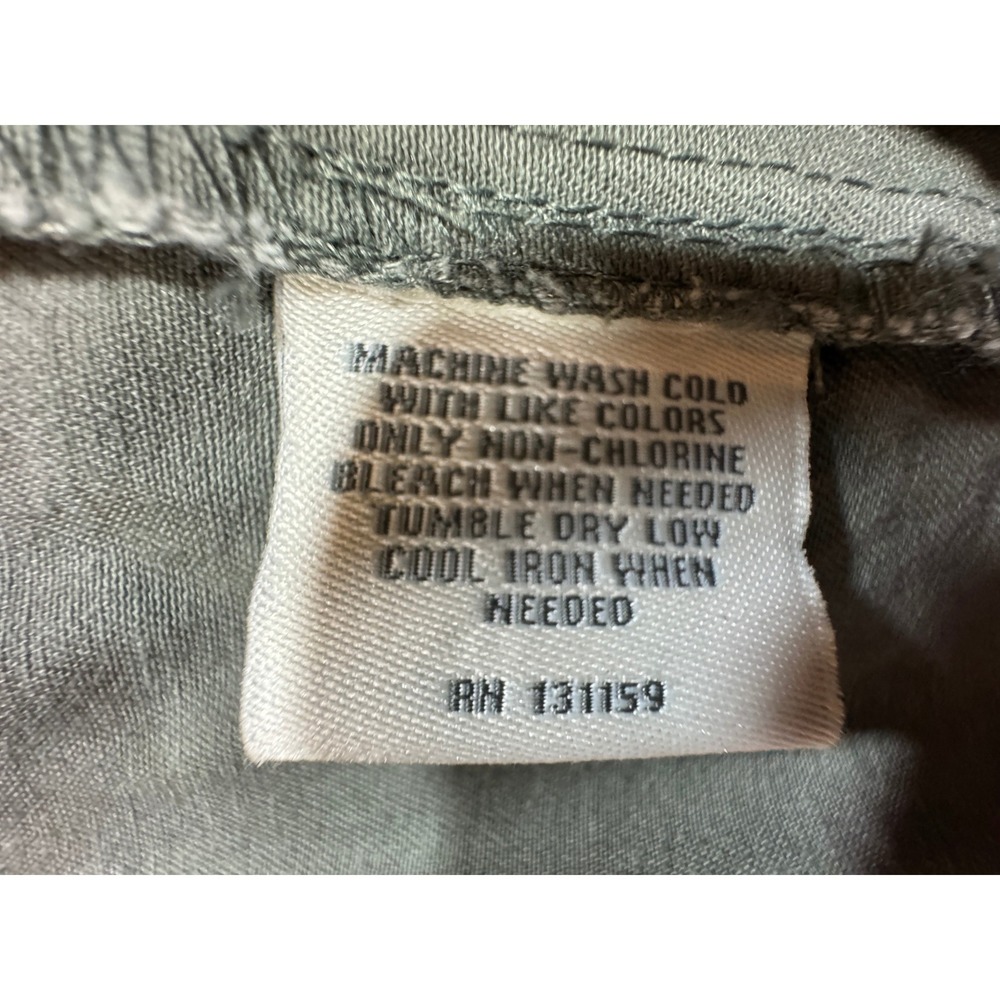 Style & Co Utility Jacket Women XL Green Cotton Field Anorak Military Coat - Picture 9 of 11